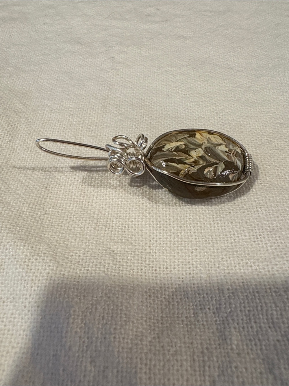 Hand-painted pendant - Picture 5 of 9
